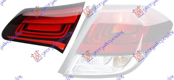 Stop Lampa Spate - Citroen C4 2011 , 9808624780