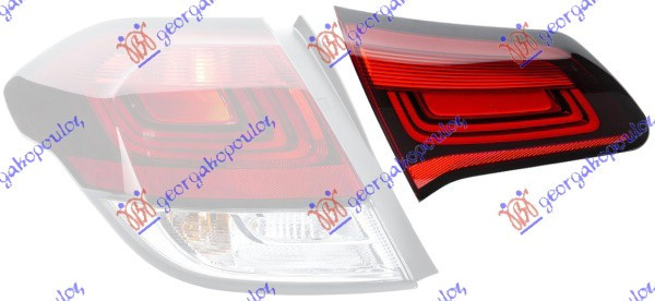 Stop Lampa Spate - Citroen C4 2011 , 9808624880