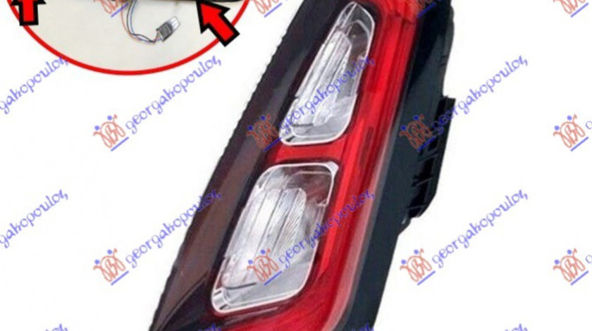 Stop/Lampa Spate Dreapta Cu Led Fiat Punto 2012-