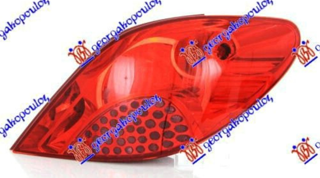 Stop Lampa Spate Dreapta Peugeot 207 An 2006 2007 2008 2009 2010 2011 2012 2013 2014