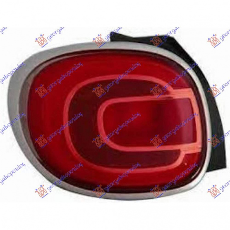 Stop Lampa Spate - Fiat 500 L 2017 , 735671212