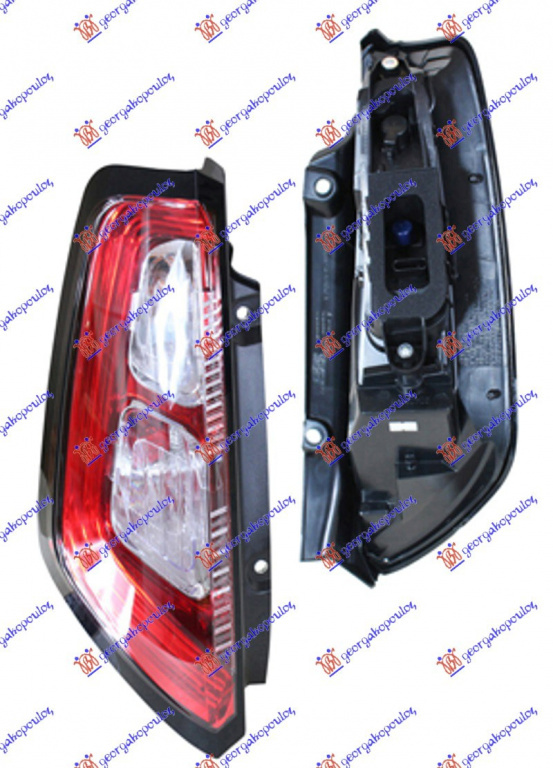 Stop Lampa Spate - Fiat Punto Evo 2009 , 51888061