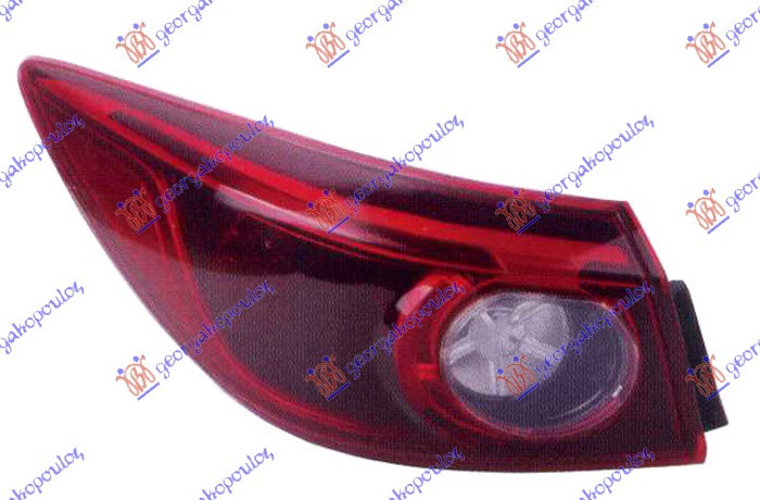 Stop Lampa Spate - Mazda 3 Sdn-Hb 2016 , B45b-51-160
