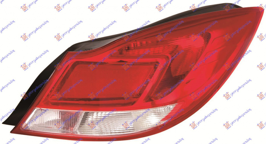 Stop Lampa Spate - Opel Insignia 2008 , 1222188
