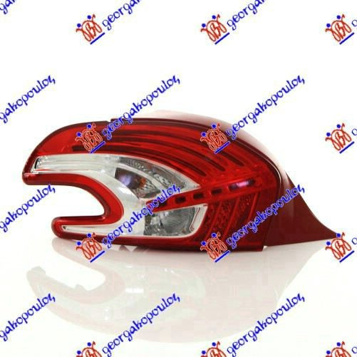 Stop Lampa Spate - Peugeot 208 2012 , 9672628280