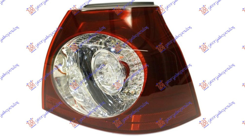 Stop Lampa Spate - Vw Golf V 2004 , 89071140