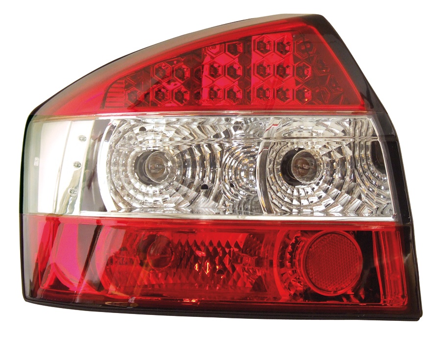 STOP LED AUDI A4 8E FUNDAL ROSU-CRISTAL