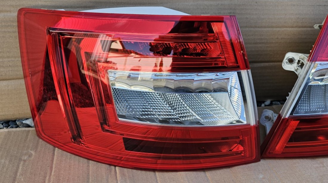 Stop LED stanga dreapta Skoda Octavia 3 Facelift berlina 2017 2018 2019