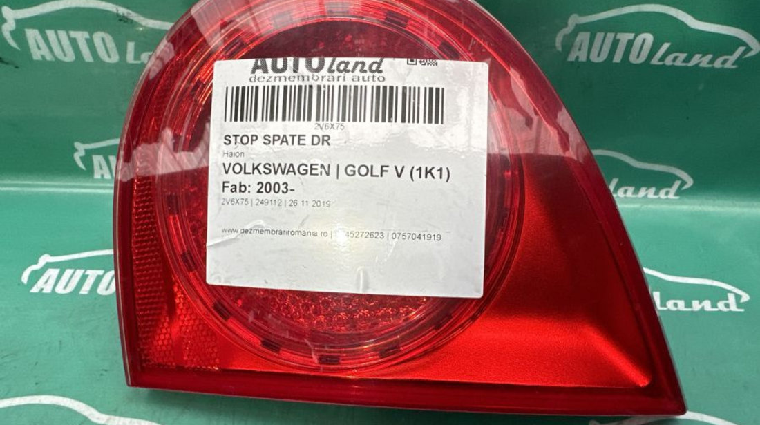 Stop Spate Dreapta 1k6945094c Haion Volkswagen GOLF V 1K1 2003