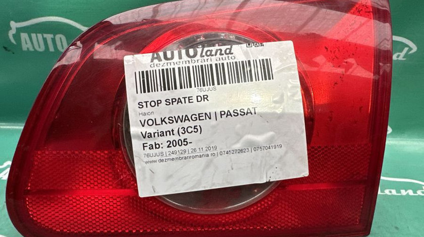 Stop Spate Dreapta 3c994509406s Haion Volkswagen PASSAT Variant 3C5 2005