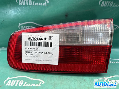 Stop Spate Dreapta 8200002476 Partea Interior de pe Haion Renault LAGUNA II BG0/1 2001