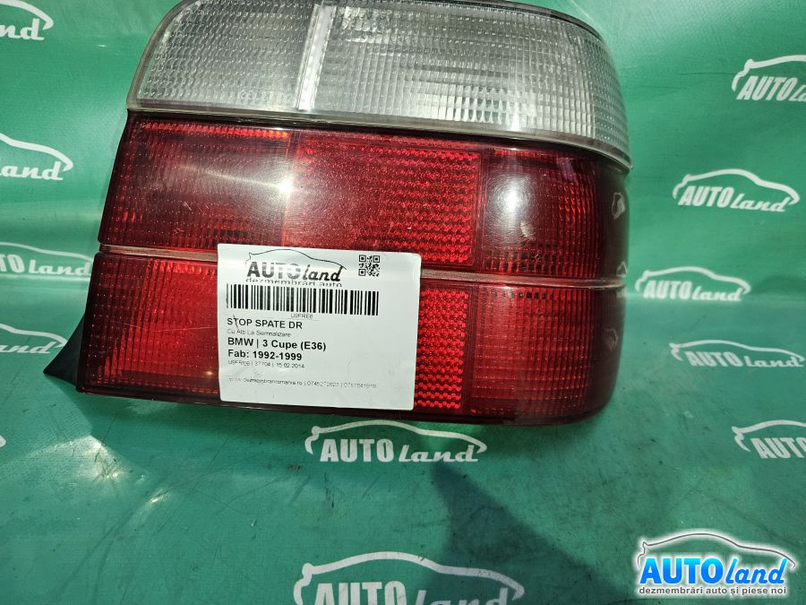 Stop Spate Dreapta Compact,cu Alb La Semnalizare BMW 3 Cupe E36 1992-1999