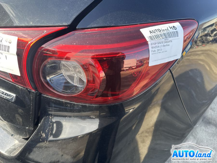 Stop Spate Dreapta De pe Aripa Hatchback Mazda 3 Berlina 2013