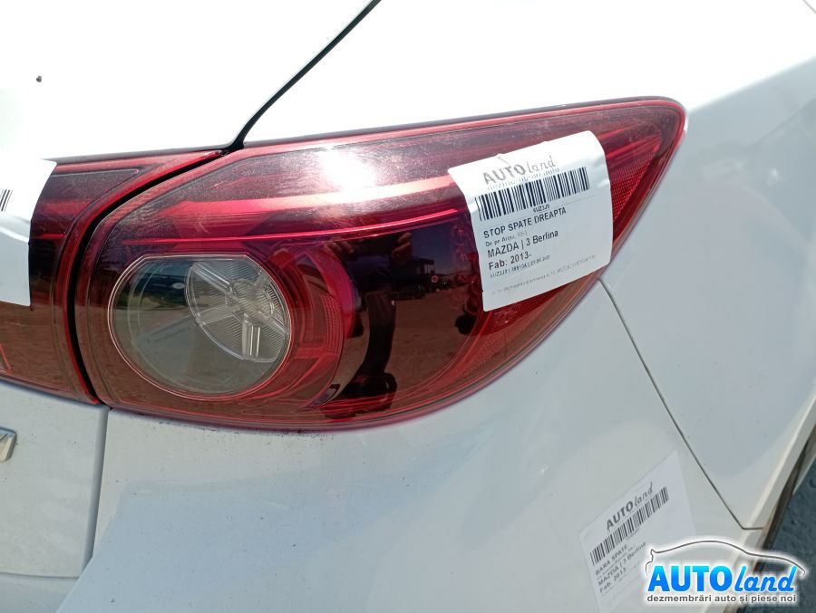 Stop Spate Dreapta De pe Aripa, Hb Mazda 3 Berlina 2013