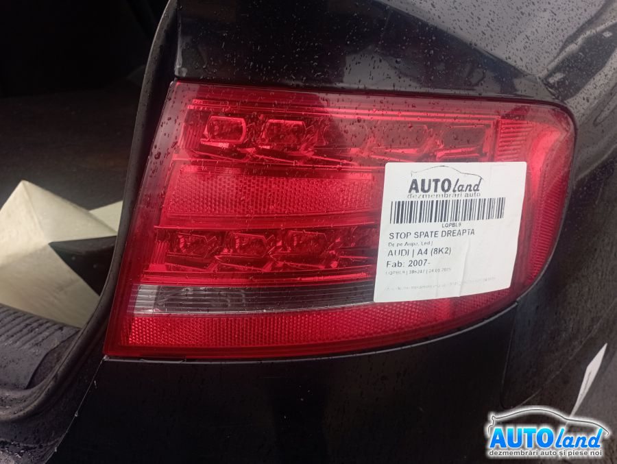 Stop Spate Dreapta De pe Aripa, Led Audi A4 8K 2007