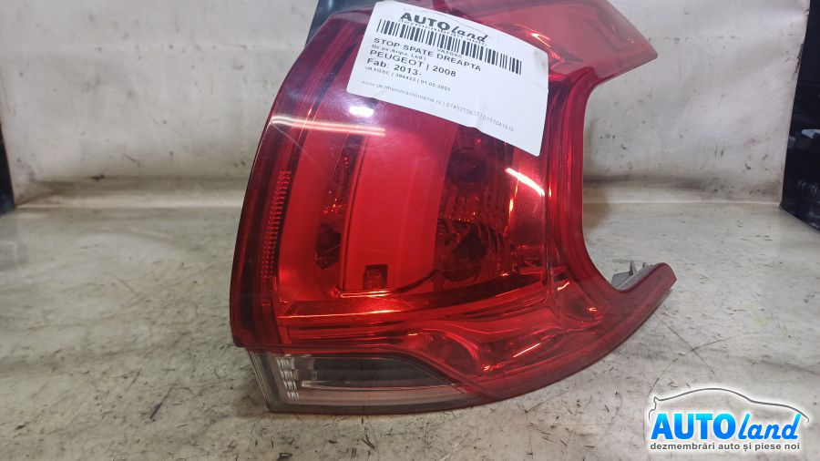 Stop Spate Dreapta De pe Aripa, Led Peugeot 2008 2013