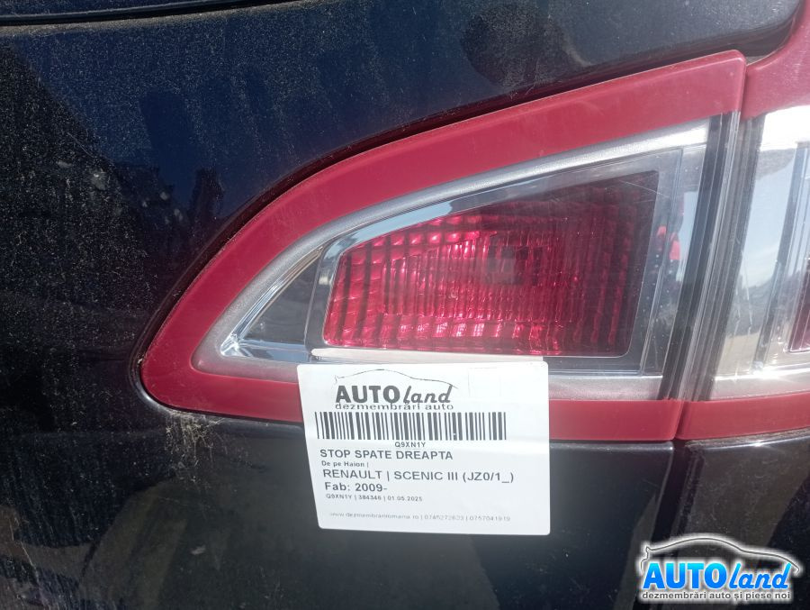 Stop Spate Dreapta De pe Haion Renault SCENIC III JZ0/1 2009