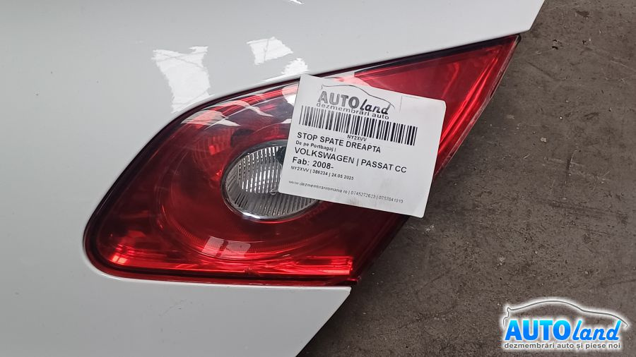 Stop Spate Dreapta De pe Portbagaj Volkswagen PASSAT CC 2008