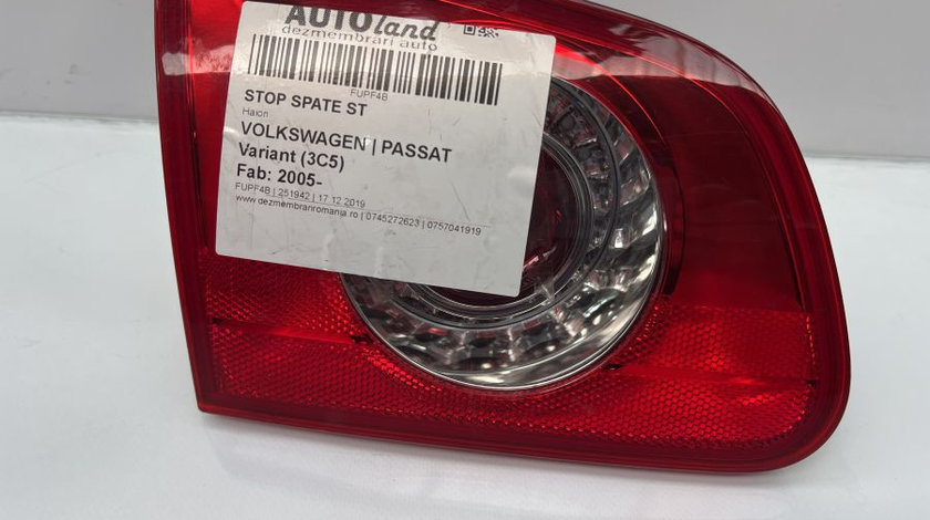 Stop Spate Stanga 3c994509308s Haion Volkswagen PASSAT Variant 3C5 2005