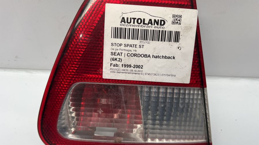 Stop Spate Stanga 6k5945091f De pe Portbagaj, Hb Seat CORDOBA hatchback 6K2 1999-2002