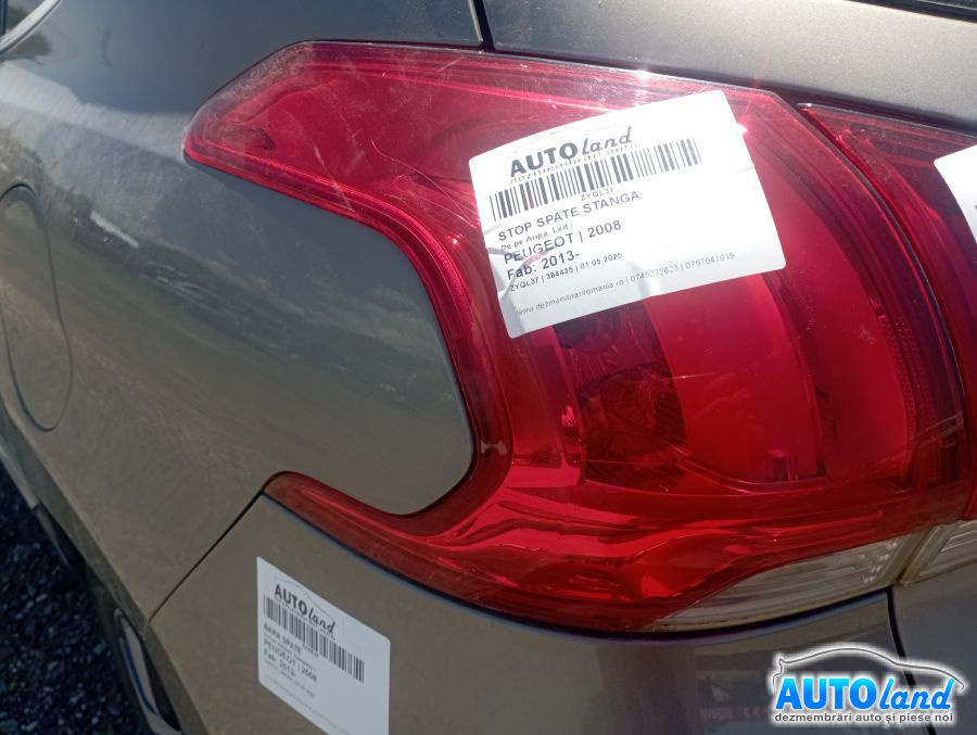 Stop Spate Stanga De pe Aripa, Led Peugeot 2008 2013