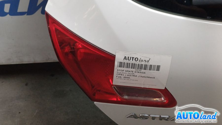 Stop Spate Stanga De pe Haion, Facelift Opel ASTRA J hatchback 2009