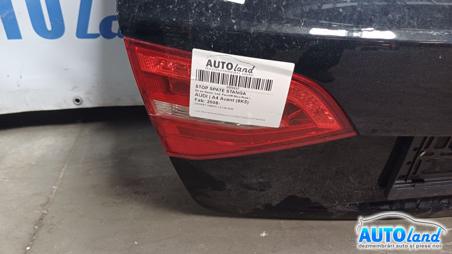 Stop Spate Stanga De pe Haion, Led, Facelift Mica Prob Audi A4 Avant 8K5 2008