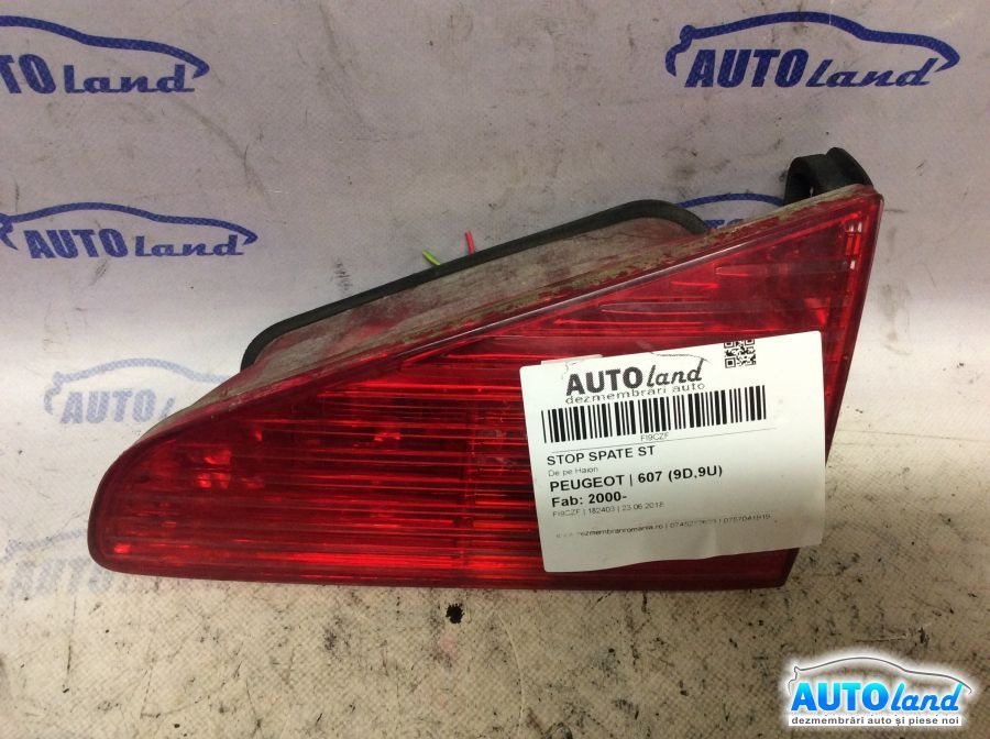 Stop Spate Stanga De pe Haion Peugeot 607 9D,9U 2000