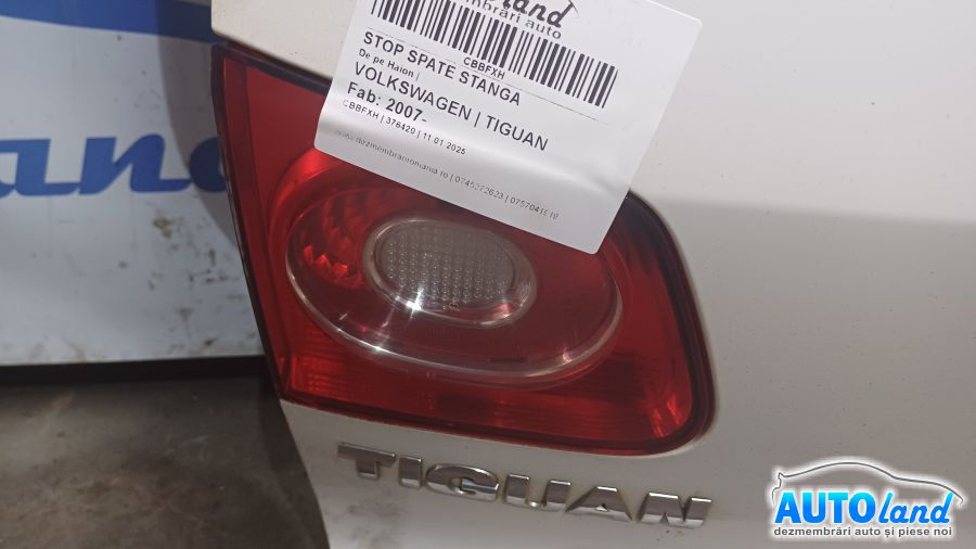 Stop Spate Stanga De pe Haion Volkswagen TIGUAN 2007