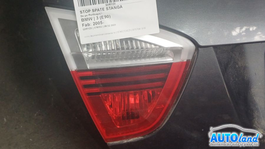 Stop Spate Stanga De pe Portbagaj BMW 3 E90 2005