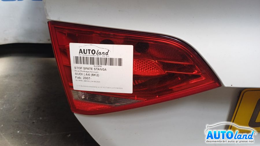 Stop Spate Stanga De pe Portbagaj fara Led Audi A4 8K 2007