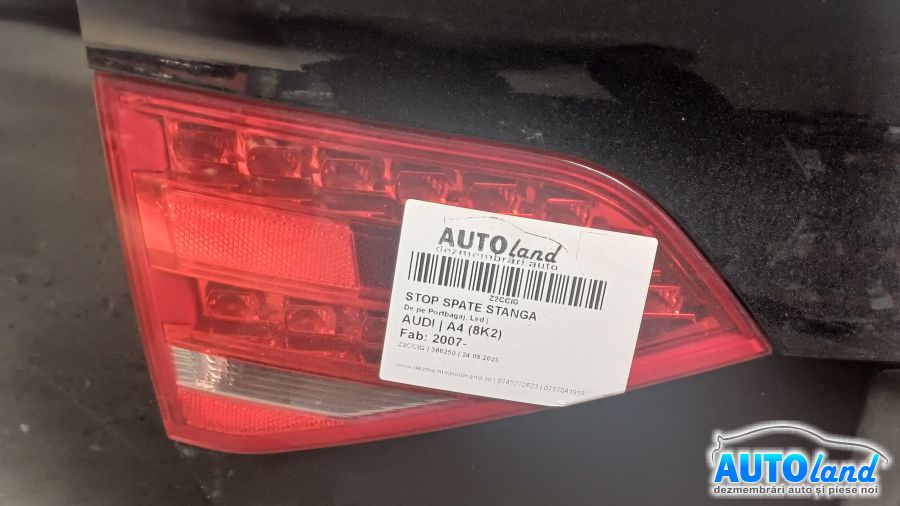 Stop Spate Stanga De pe Portbagaj, Led Audi A4 8K 2007