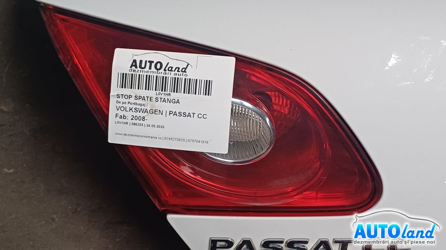 Stop Spate Stanga De pe Portbagaj Volkswagen PASSAT CC 2008