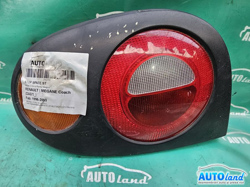 Stop Spate Stanga Model 2 Usi cu Rama Neagra Renault MEGANE Coach DA0/1 1996-2003