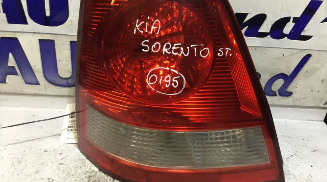 Stop Spate Stanga Prindere Rupta in Spate!! Kia SORENTO JC 2002