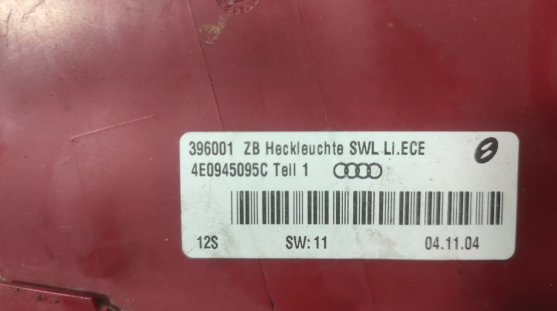 Stop stanga 4e0945095c Audi A8 D3/4E [2002 - 2005]