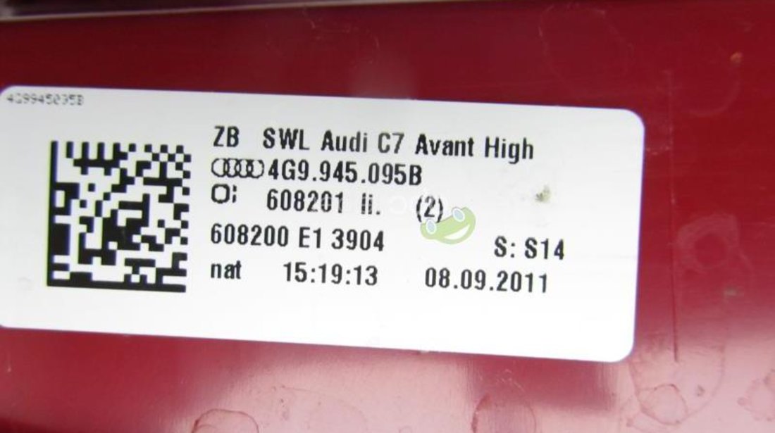 Stop stanga aripa Audi A6 4G Avant Original cod 4G9945095B