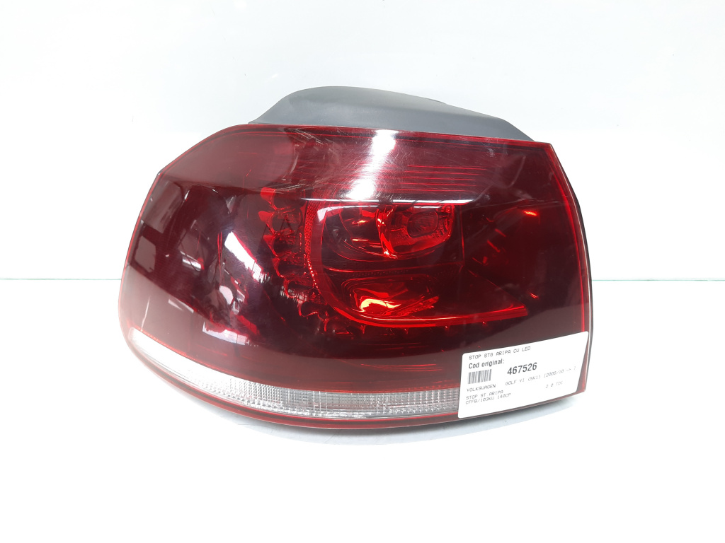 Stop stanga aripa cu led, VW Golf 6 (5K1) (id:467526)