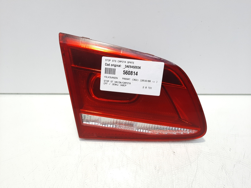 Stop stanga capota spate, cod 3AE945093K, VW Passat (362) (id:560814)