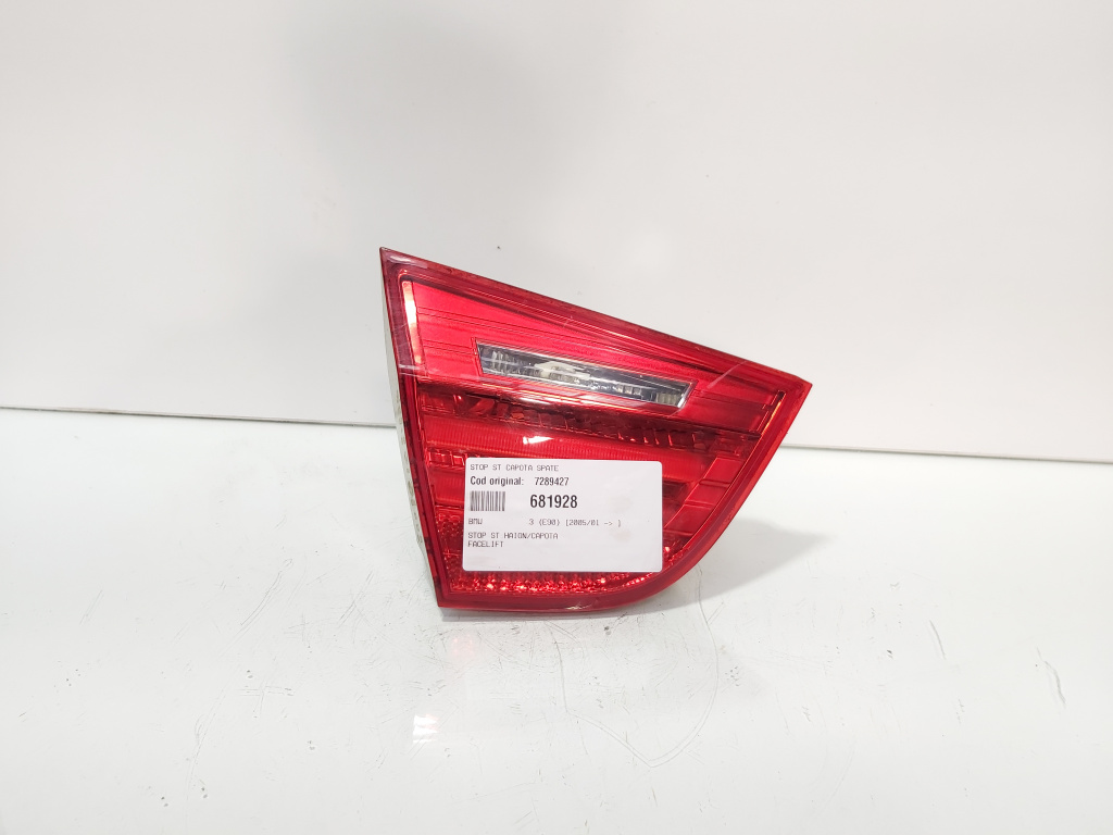Stop stanga capota spate, cod 7289427, Bmw 3 (E90) facelift (id:681928)