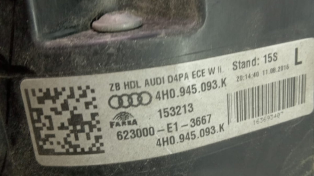 Stop stanga haion 4h0945093k Audi A8 D4/4H [facelift] [2013 - 2018] 3.0 tdi CTDB