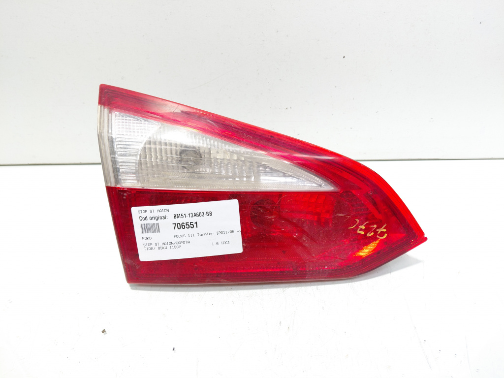 Stop stanga haion, cod BM51-13A603-BB, Ford Focus 3 Turnier (id:706551)