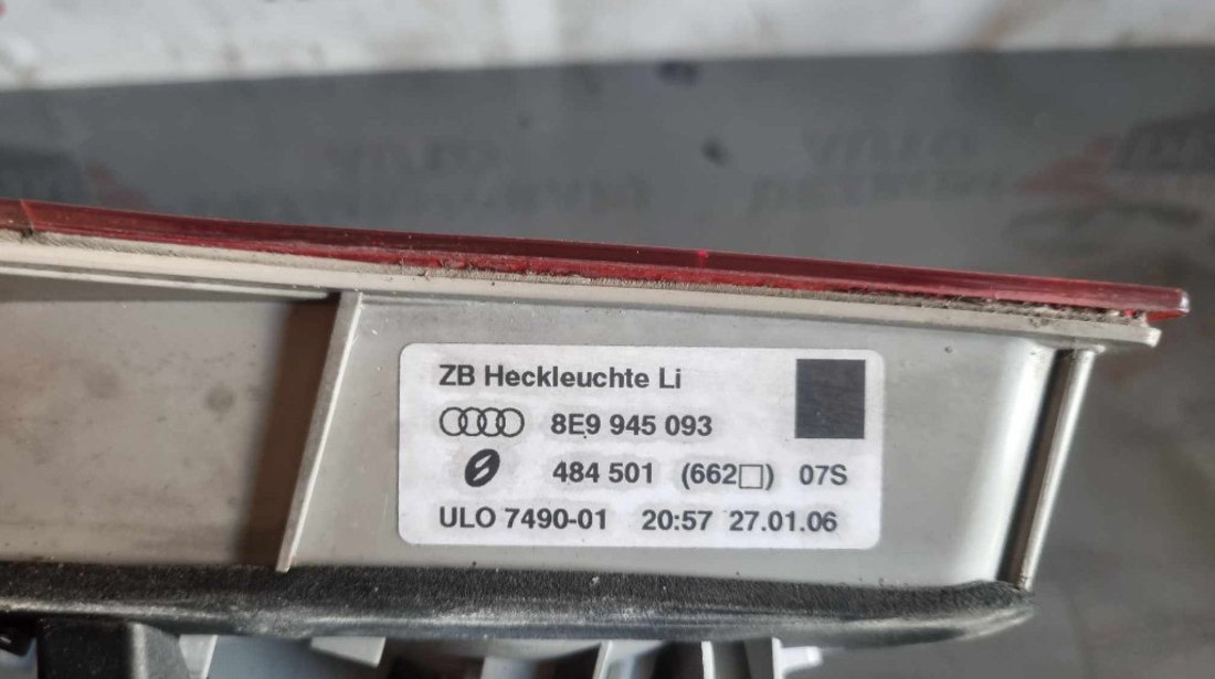 Stop stanga haion original Audi A4 B7 Avant cod 8E9945093