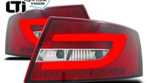 Stopuri Audi A6 4F C6 cu fibra NEON si LED