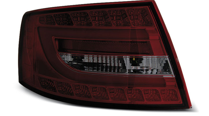 Stopuri Audi A6 C6 Sedan 2004-2008 Rosu Fumuriu LED 7PIN