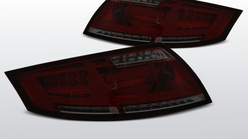 Stopuri AUDI TT 04.2006-02.2014 rosu-fumurii cu LED