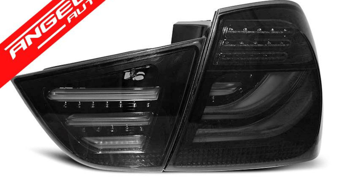 Stopuri bara LED Fumurii Negru potrivite pentru BMW E90 09-11