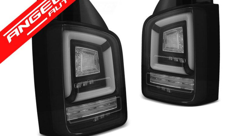 Stopuri bara LED Negru SEQ potrivite pentru VW T5 04.03-09