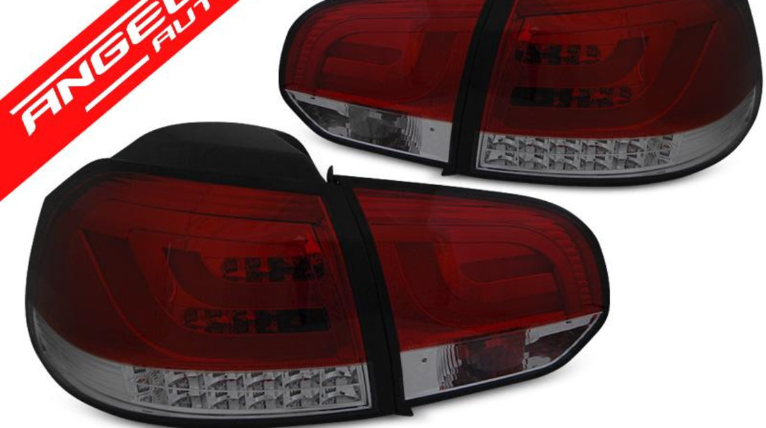 Stopuri bara LED Rosu Fumurii potrivite pentru VW GOLF 6 10.08-12