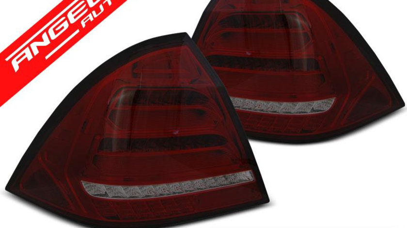 Stopuri bara LED Rosu Fumurii SEQ potrivite pentru MERCEDES W203 SEDAN 00-04